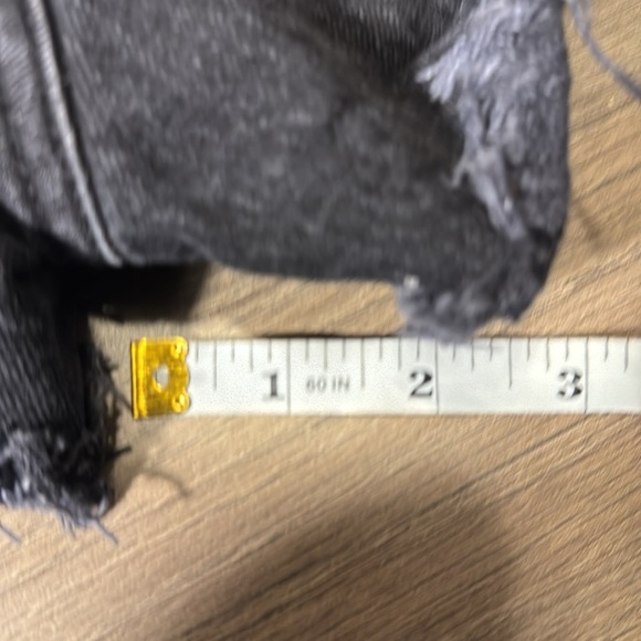 Abercrombie & Fitch Charcoal High-Rise Shorts the mom short high‎ rise 28 / 6 - Picture 7 of 10